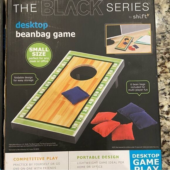 2 Boxes - Brand New 2 Mini Beanbag Cornhole Desktop Boards Full Set - Picture 2 of 6